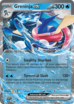 Greninja ex Scarlet & Violet Black Star Promos card