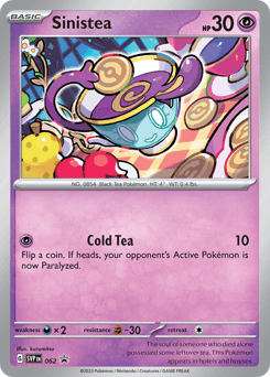 Sinistea Scarlet & Violet Black Star Promos card