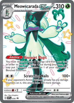 Meowscarada ex Scarlet & Violet Black Star Promos card