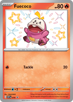Fuecoco Scarlet & Violet Black Star Promos card