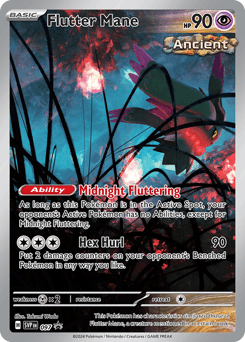 Flutter Mane Scarlet & Violet Black Star Promos card