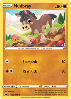 Mudbray Sword & Shield card