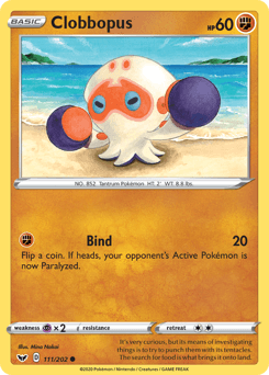 Clobbopus Sword & Shield card