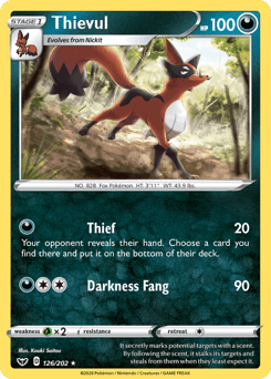 Thievul Sword & Shield card
