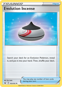 2020 Sword & Shield Evolution Incense #163