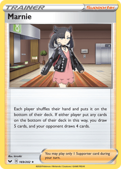 2020 Sword & Shield Marnie #169