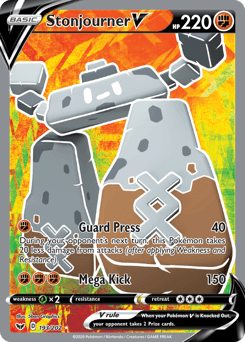 2020 Sword & Shield Stonjourner V #193