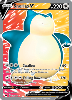 Snorlax V Sword & Shield card