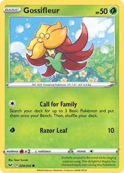 Gossifleur Sword & Shield card