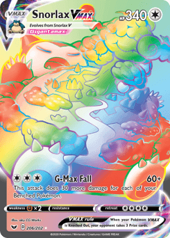 Snorlax VMAX Sword & Shield card