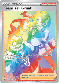 Team Yell Grunt Sword & Shield card