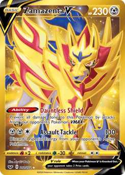 Zamazenta V Sword & Shield card