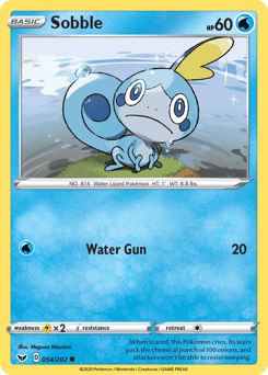 Sobble Sword & Shield card