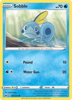 Sobble Sword & Shield card
