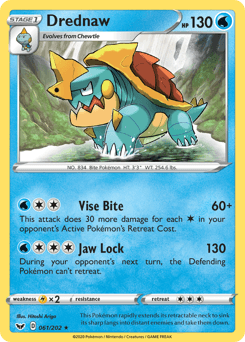 2020 Sword & Shield Drednaw #61
