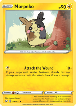 Morpeko Sword & Shield card