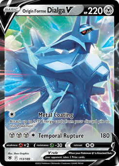 2022 Astral Radiance Origin Forme Dialga V #113