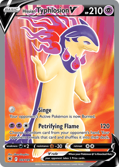 Hisuian Typhlosion V Astral Radiance card