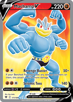 2022 Astral Radiance Machamp V #171