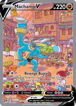 Machamp V Astral Radiance card