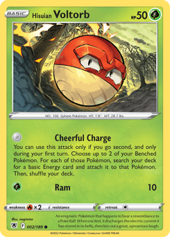 Hisuian Voltorb Astral Radiance card
