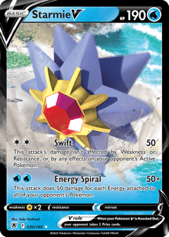 Starmie V Astral Radiance card