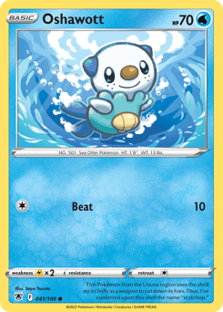 2022 Astral Radiance Oshawott #41