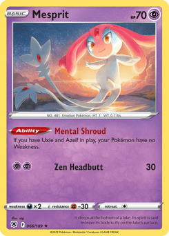 Mesprit Astral Radiance card