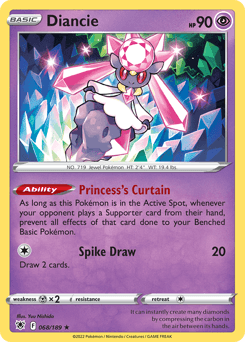 Diancie Astral Radiance card