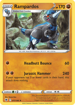Rampardos Astral Radiance card