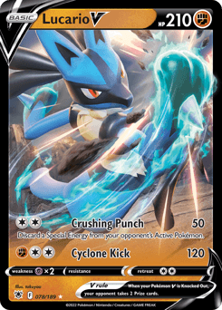 Lucario V Astral Radiance card