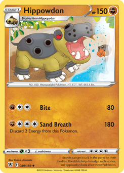 Hippowdon Astral Radiance card