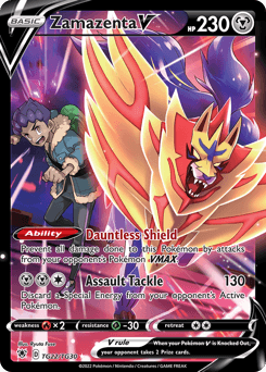 Zamazenta V Astral Radiance Trainer Gallery card