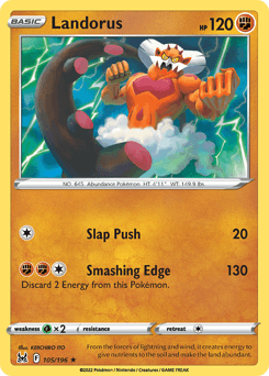2022 Lost Origin Landorus #105