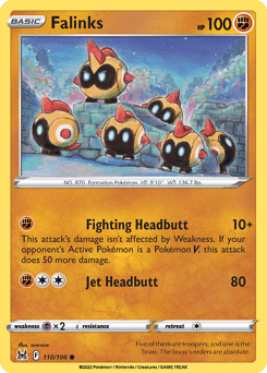 Falinks Lost Origin card