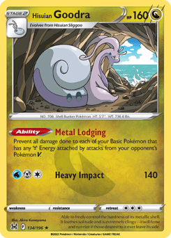 2022 Lost Origin Hisuian Goodra #134