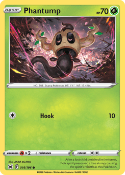 Phantump Lost Origin card