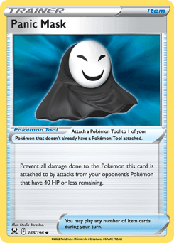 2022 Lost Origin Panic Mask #165