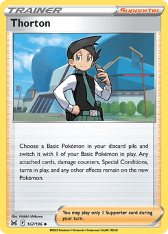 Thorton Lost Origin card