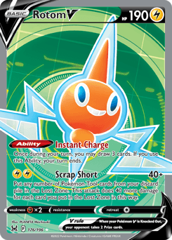 2022 Lost Origin Rotom V #176