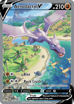 Aerodactyl V Lost Origin card
