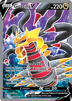 Giratina V Lost Origin card