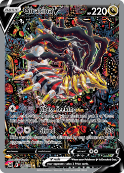 Giratina V Lost Origin card