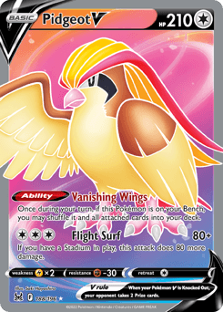2022 Lost Origin Pidgeot V #188