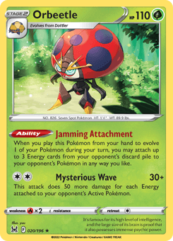 Orbeetle Lost Origin card
