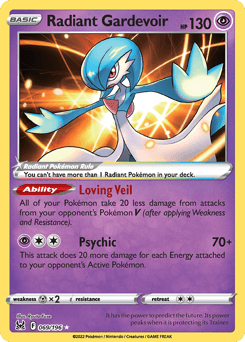 2022 Lost Origin Radiant Gardevoir #69