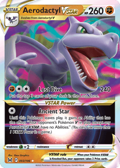 2022 Lost Origin Aerodactyl VSTAR #93