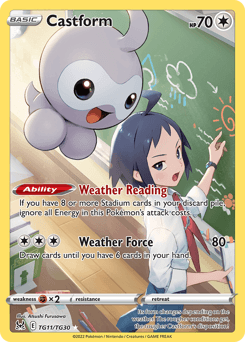 Castform Lost Origin Trainer Gallery card
