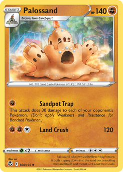 Palossand Silver Tempest card