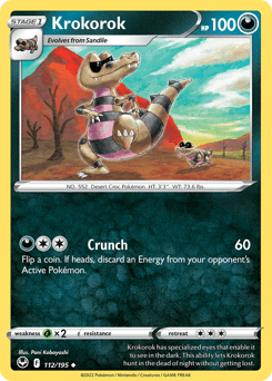 2022 Silver Tempest Krokorok #112